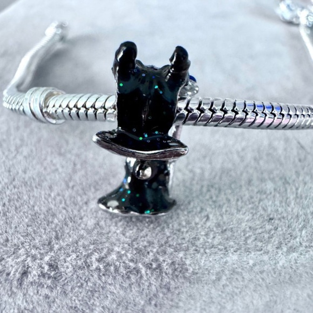 Disney Maleficent Bead Charm Silver fits‎ PANDORA - Picture 6 of 13